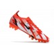 Nike Mercurial Vapor 14 Elite AG Herr CR7 Spark Positivity - Röd Svart Vit Orange