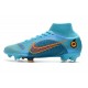 Nike Mercurial Superfly VIII Elite DF FG Blueprint - Blå Orange Blå