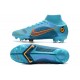 Nike Mercurial Superfly VIII Elite DF FG Blueprint - Blå Orange Blå