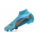 Nike Mercurial Superfly VIII Elite DF FG Blueprint - Blå Orange Blå