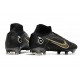 Nike Mercurial Superfly VIII Elite DF FG Shadow - Svart Guld Silver