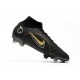 Nike Mercurial Superfly VIII Elite DF FG Shadow - Svart Guld Silver