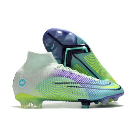 Nike Mercurial Superfly VIII Elite DF FG Dream Speed 5 -Grön Neon Lila