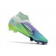 Nike Mercurial Superfly VIII Elite DF FG Dream Speed 5 -Grön Neon Lila