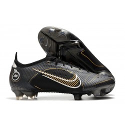 Nike 2022 Mercurial Vapor XIV Elite FG Shadow - Svart Guld Silver