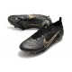 Nike 2022 Mercurial Vapor XIV Elite FG Shadow - Svart Guld Silver