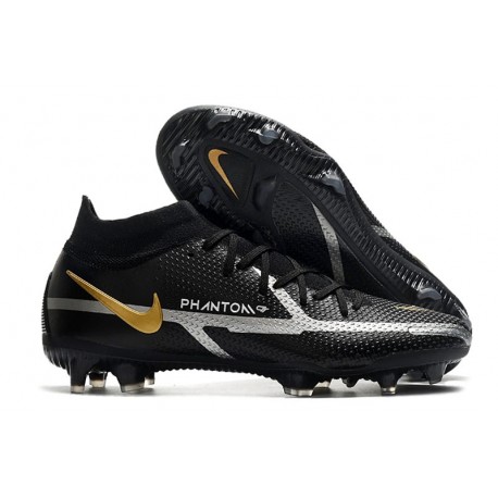 Nike Phantom GT2 Elite Df Fg M Shadow - Svart Grå Guld