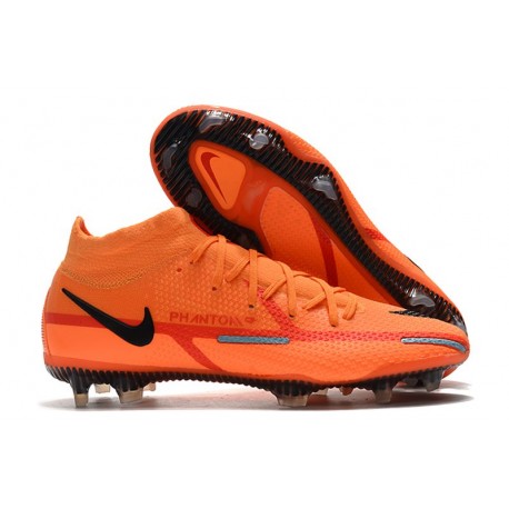 Nike Phantom GT2 Elite Df Fg M Orange Svart