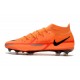 Nike Phantom GT2 Elite Df Fg M Orange Svart