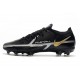 Fotbollsskor för Män Nike Phantom GT2 Elite FG Shadow - Svart Grå Guld