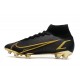 Nike Mercurial Superfly VIII Elite DF FG Svart Guld