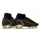 Nike Mercurial Superfly VIII Elite DF FG Svart Guld