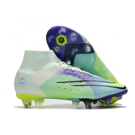 Nike Mercurial Superfly 8 Elite SG-Pro AC Dream Speed 5 - Grön Neon Lila