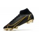 Nike Mercurial Superfly VIII Elite DF FG Svart Guld