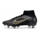 Nike Mercurial Superfly 8 Elite SG-Pro AC Shadow - Svart Guld Silver