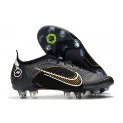 Fotbollsskor för Män Nike Mercurial Vapor 14 Elite SG Shadow - Svart Guld Silver