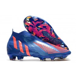 adidas Predator Edge + FG Sapphire Edge - Blå Turbo