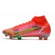 Nike Mercurial Superfly 8 Elite FG fotbollsskor Spectrum - Röd Silver