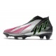 adidas Predator Edge + FG Silver Svart Rosa