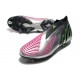 adidas Predator Edge + FG Silver Svart Rosa