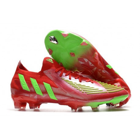 adidas Predator Edge.1 Low FG Herrar Röd Grön