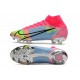 Nike Mercurial Superfly VIII Elite DF FG Rosa Blå Grön