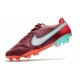 Nike Fotbollsskor Tiempo Legend IX Elite FG Blueprint - Bordeaux Vit Rosa