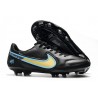 Nike Fotbollsskor Tiempo Legend IX Elite FG Svart Guld Blå Nike Fotbollsskor Tiempo Legend IX Elite FG Svart Guld Blå