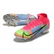 Nike Mercurial Superfly VIII Elite DF FG Rosa Blå Grön