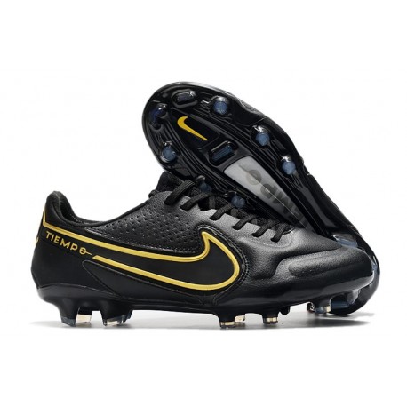 Nike Fotbollsskor Tiempo Legend IX Elite FG Svart Guld