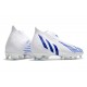 adidas Predator Edge + FG Diamond Edge - Vit Blå