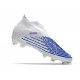 adidas Predator Edge + FG Diamond Edge - Vit Blå