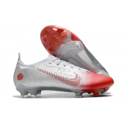 Nike 2022 Mercurial Vapor XIV Elite FG Leroy Sané Silver Röd