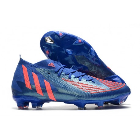 adidas Predator Edge.1 FG Fotbollsskor Män Sapphire Edge - Blå Turbo