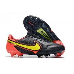 Nike Fotbollsskor Tiempo Legend IX Elite FG Svart Röd Gul