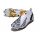 adidas Predator Edge + FG Vit Svart Guld