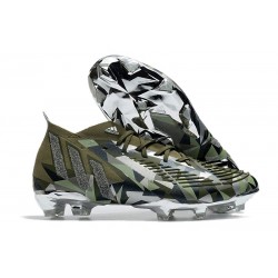 adidas Predator Edge.1 FG Fotbollsskor för Män Swarovski - Grön Silver