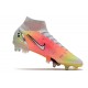 Nike Mercurial Superfly 8 Elite SG-Pro AC Vit Röd Silver