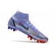 Fotbollsskor Nike Mercurial Superfly 8 Elite AG KM Flames - Lila Silver