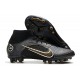 Nike Mercurial Superfly 8 Elite AG Shadow - Svart Guld Silver