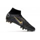 Nike Mercurial Superfly 8 Elite AG Shadow - Svart Guld Silver