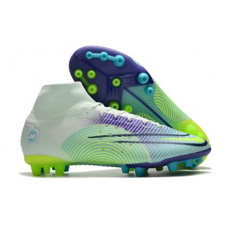 Fotbollsskor Nike Mercurial Superfly 8 Elite AG Dream Speed 5 - Grön Neon Lila