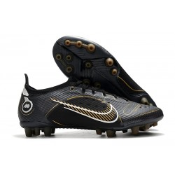 Nike Mercurial Vapor 14 Elite AG Herr Shadow - Svart Guld Silver