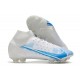 Nike Mercurial Superfly VIII Elite DF FG Vit Blå