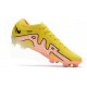 Nike Air Zoom Mercurial Vapor 15 Elite FG Homme Lucent -Gul Rosa Svart