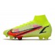 Nike Mercurial Superfly 8 Elite FG fotbollsskor Volt Svart Bright Crimson