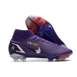 Nike Mercurial Superfly VIII Elite DF FG Ronaldo CR7 Lila