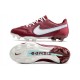 Nike Tiempo Legend IX Elite FG Blueprint - Bordeaux Vit Rosa