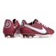 Nike Tiempo Legend IX Elite FG Blueprint - Bordeaux Vit Rosa