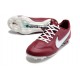 Nike Tiempo Legend IX Elite FG Blueprint - Bordeaux Vit Rosa